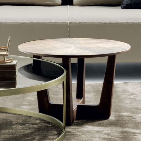 Vitruvio Ø 20" Round Coffee Table, 15" High