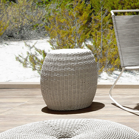 Sorrento Ø 18" Outdoor Pouf