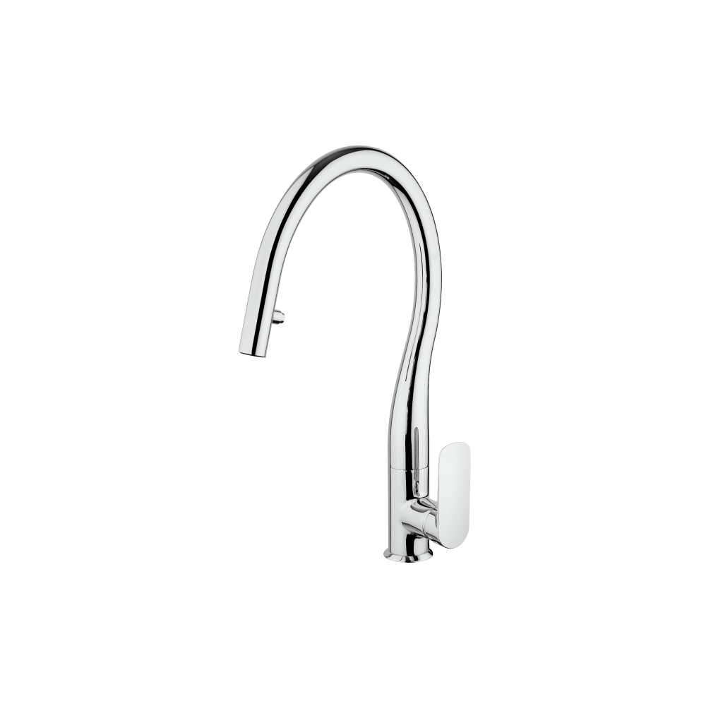 salsation新作　新品　未使用 Dirty white(S) Single hole, single lever faucet with a pull-out spray head