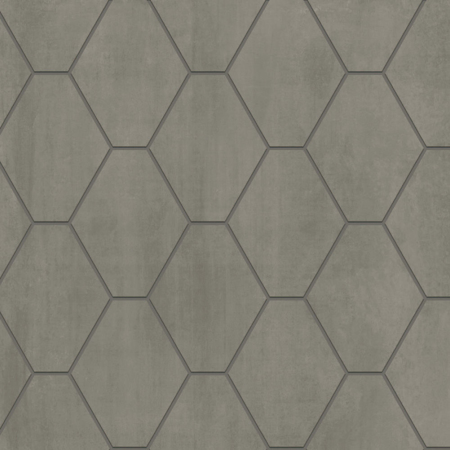 Metallique Lame Hexa 12" x 12" Mosaic