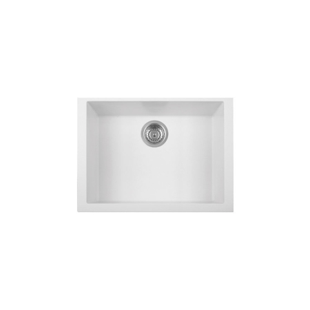 L'isola 30" x 18" Single Basin Granite Undermount Sink in Black