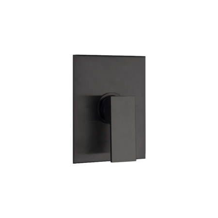 Quadro Pressure Balance Valve Shower Set Matt Black