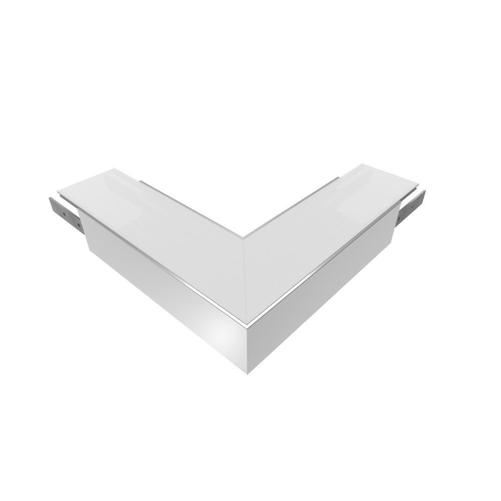 RECESSED ALUMINIUM LED PROFILE WITH COVER & FLANGE 25x15mm - Prism Lighting  Group