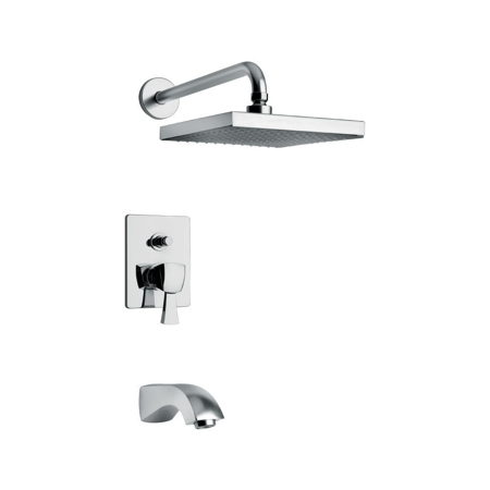 Vellamo Thermostatic Shower With 3/4" Ceramic Disc Valve in Chrome