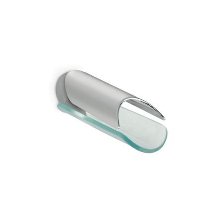 Danu tub spout with glass spout in Chrome