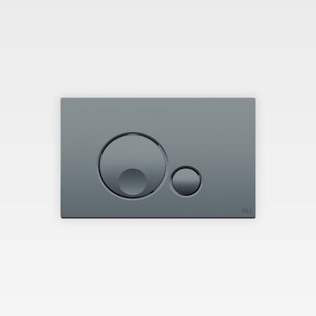 Globe Gray Soft-Touch Flush Plate