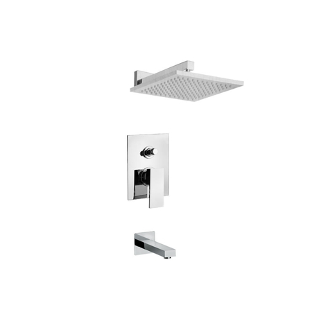 Doris Thermostatic Shower With 3/4" Ceramic Disc Valve in Chrome
