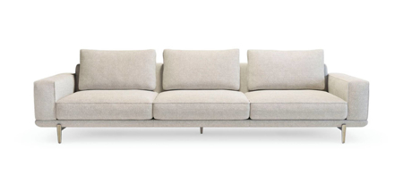 Milton MI01 Sofa 3 Seaters Backcushions Fabric