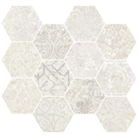 Bohemian Sand 11.71" x 11.71" Natural Mosaic Porcelain Tile