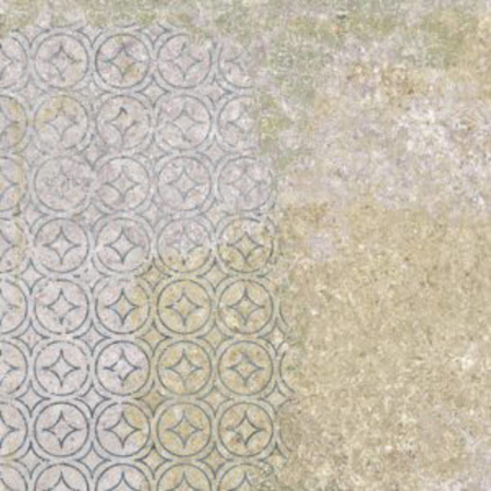 Bohemian Blend 39.19" x 39.19" Natural Porcelain Tile