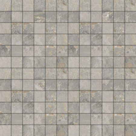 Dstone Ash Lekue 2.5x2.5 11.71" x 11.71" Mosaico Porcelain Tile