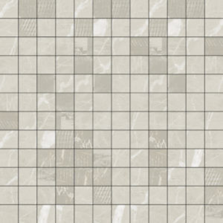 Dstone Grey Moon 2.5x2.5 11.71" x 11.71" Mosaico Porcelain Tile