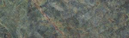 Vivid Green Rainforest Floret 11.71" x 39.19" Porcelain Tile