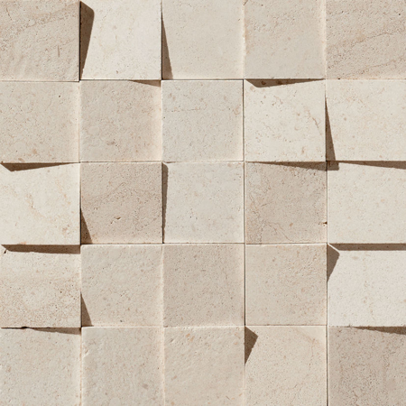 Rubic Ivory Mosaico 5x5 9.8" x 9.8" Porcelain Tile