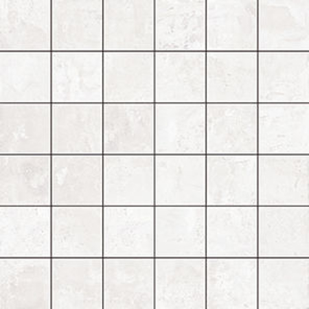 Harlem White Natural 5x5 11.71" x 11.71" Mosaico Porcelain Tile