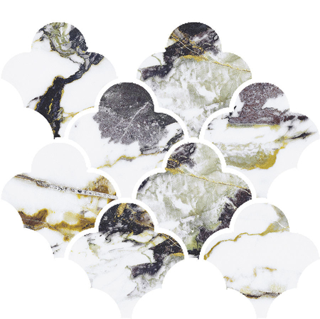 Sutton Vagli lap. Mosaico Arabesco 10,92”x11,69”Porcelain TIle