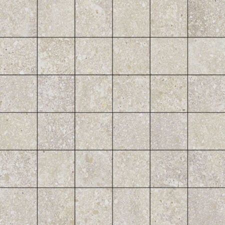 Lithops Ivory Nat. Mosaico 5x5 11,71”x11,71” Porcelain TIle