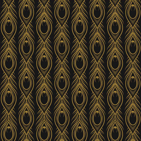 Art-Deco Black Daiquiri Natural 11,71”x11,71” Porcelain TIle