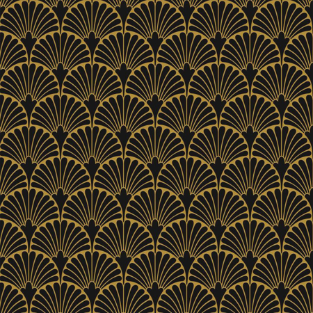 Art-Deco Black Manhattan Natural 11,71”x11,71” Porcelain TIle