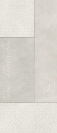 Korium White Square Logo 48"x110" Porcelain Tile