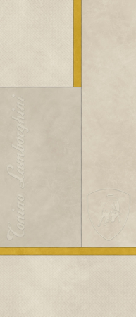 Korium Beige Yellow Square Logo 48"x110"Porcelain Tile