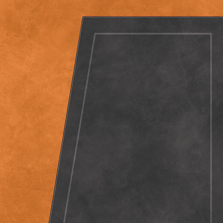 Korium Anthracite Orange Diagonal C 48"x110" Porcelain Tile