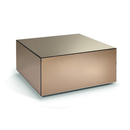 Cube Low Coffee table Bronzed