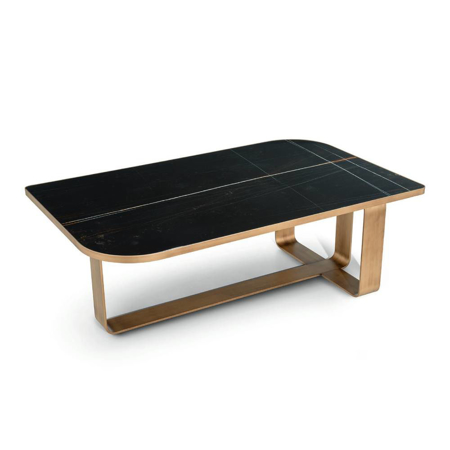 Visconti Coffee Table Black Aziz Marble