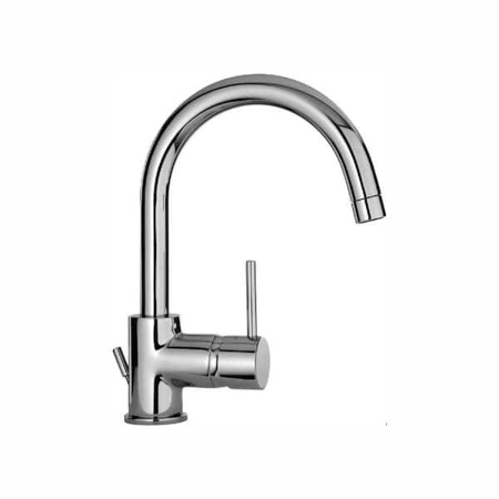 Elba Single Hole 1-Handle Low-Arc Bathroom Faucet in Chrome