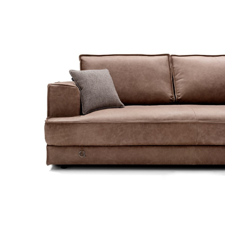Nona Three Seat Gray Sofa - | HINTEX | Home Interior