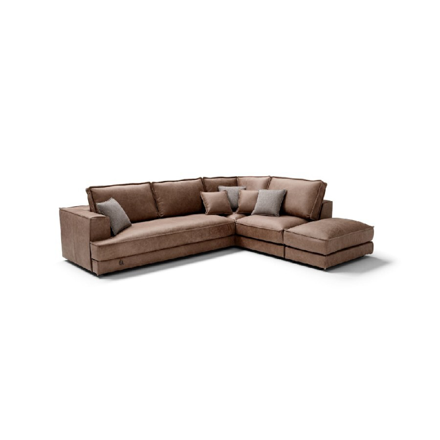 Nona Three Seat Gray Sofa - | HINTEX | Home Interior