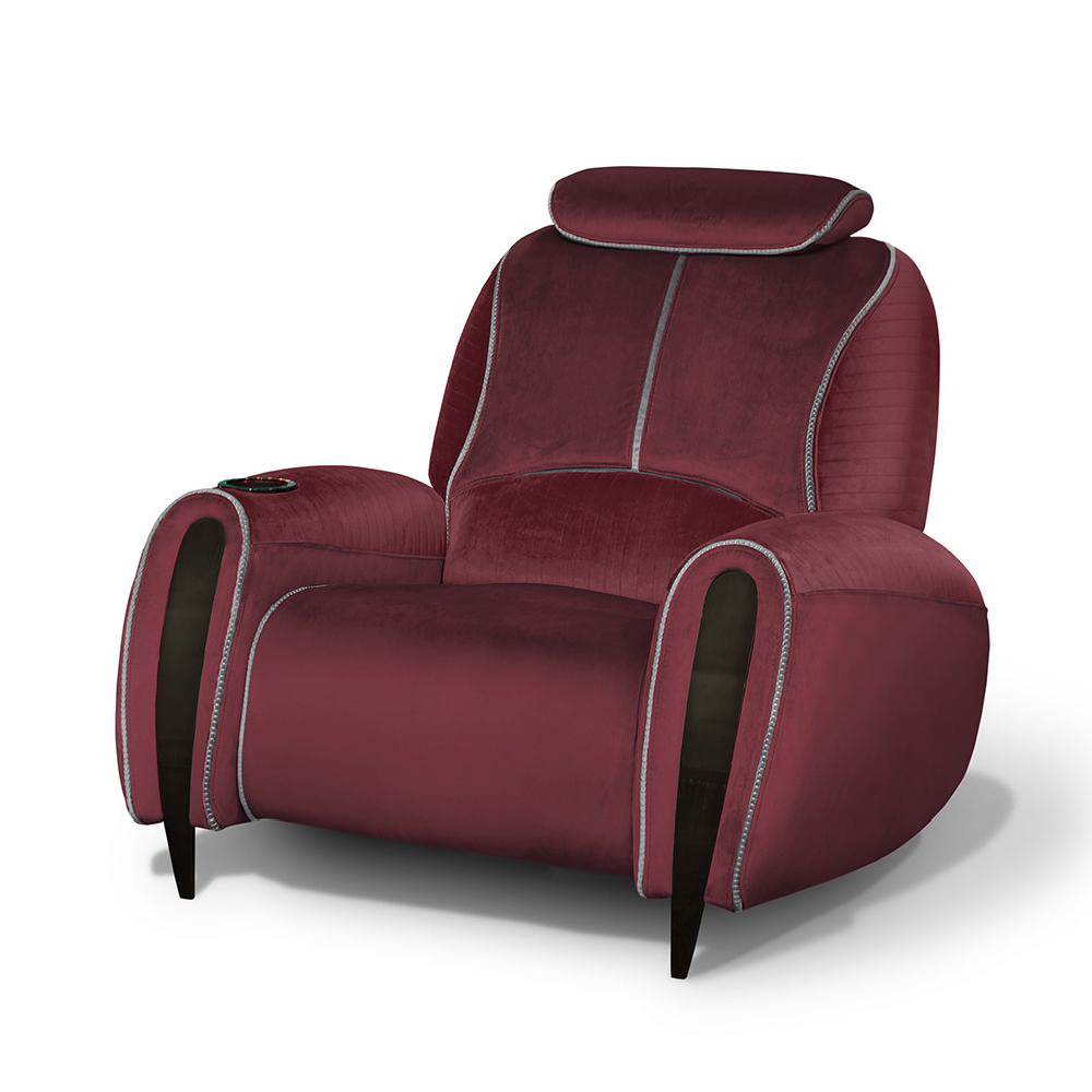 Yas/B Home Cinema Armchair Red - | HINTEX | Home Interior