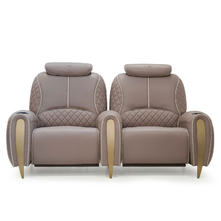 Yas Home Cinema 2 Seats Sofa Beige