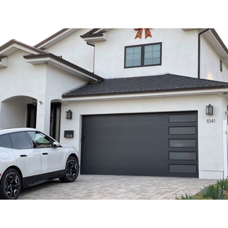 Elegant Garage Door Titan Grey 8'x 8'
