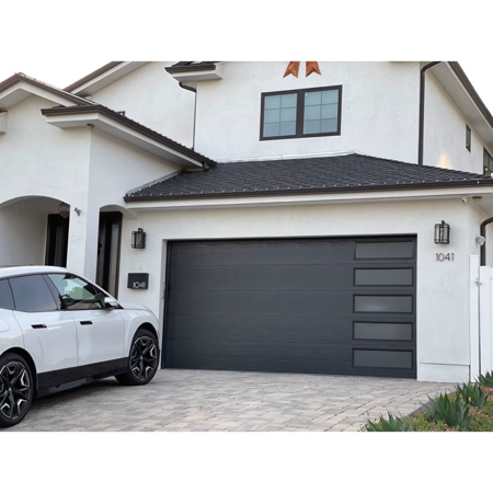 Elegant Garage Door Titan Grey 16' x 8'