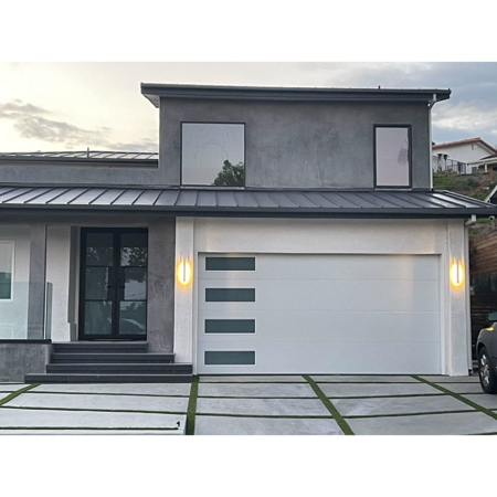 Elegant Garage Door White Sand 16' x 7'