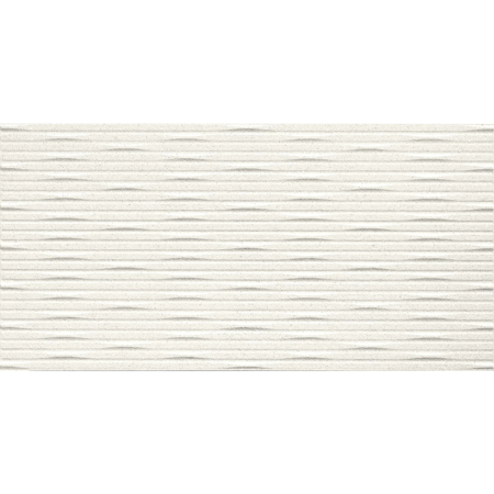 3D Wall Carve Whittle White Matt Rectified 16" x 32"