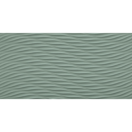 3D Wall Design Twist Sage Matt Rectified 16" x 32"