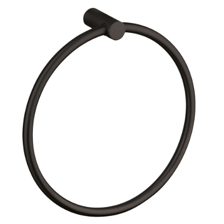 Uffizi Towel Ring Brushed Black