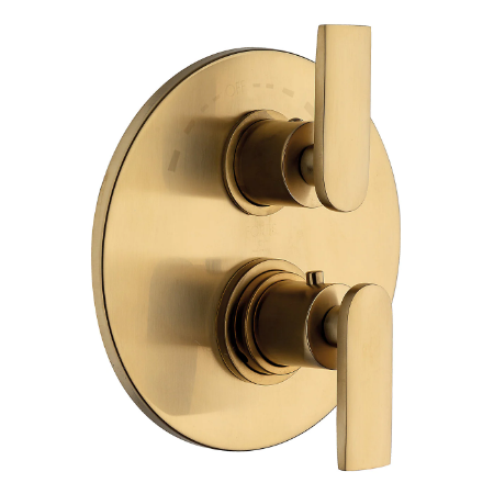 Vitrina 1/2" Thermostatic Valve Trim With Diverter and Volume Control