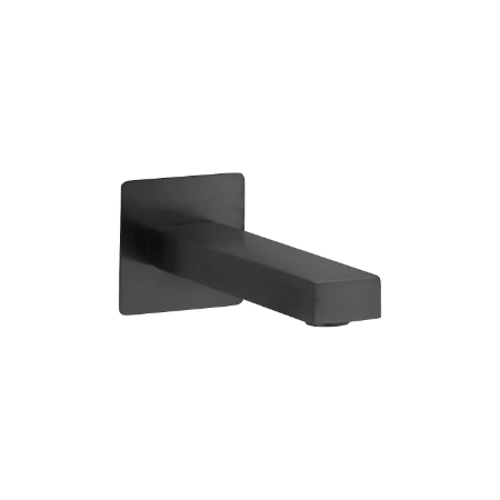 Wall Mount Non-Diverter Tub Spout Brushed Black