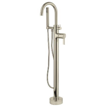 Brera Single Handle Floor Mount Tub Filler With Hand Shower Trim Only