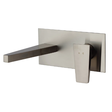 Abruzzo Single Handle Wall Mount Bathroom Sink Faucet