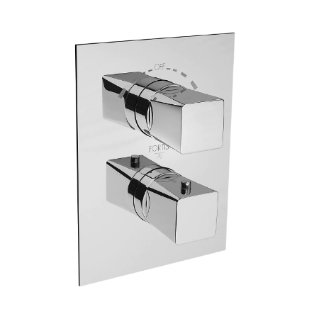 Abruzzo 1/2" Thermostatic Valve Trim With Diverter and Volume Control