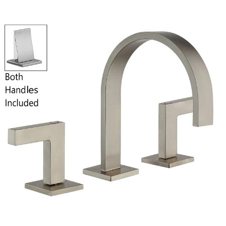 Corsini Two Handle Roman Tub Faucet Trim Brushed Nickel