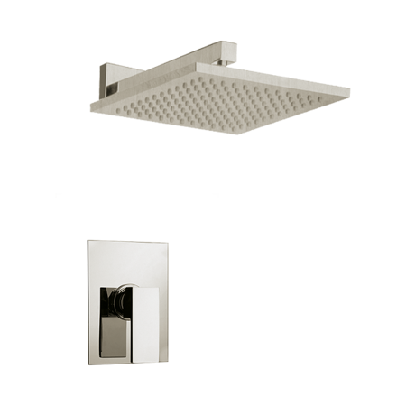 Quadro Pressure Balance Shower Brushed Nickel