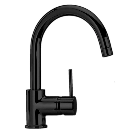 Elba Single Handle Lavatory Faucet Matt Black