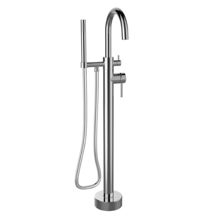 Elba Floor Mounted Tub Filler Chrome