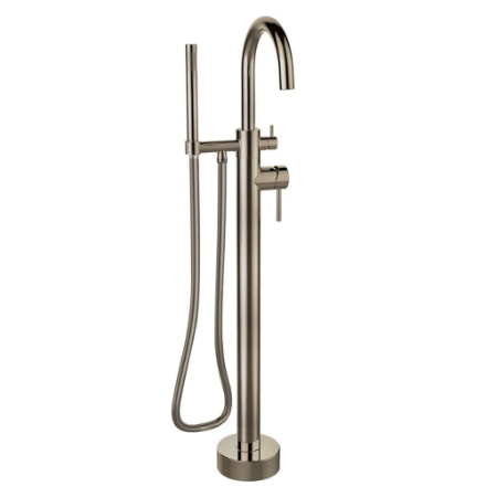 Elba Floor Mounted Tub Filler Brushed Nickel