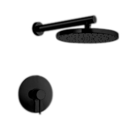 Elba Pressure Balance Shower Matt Black